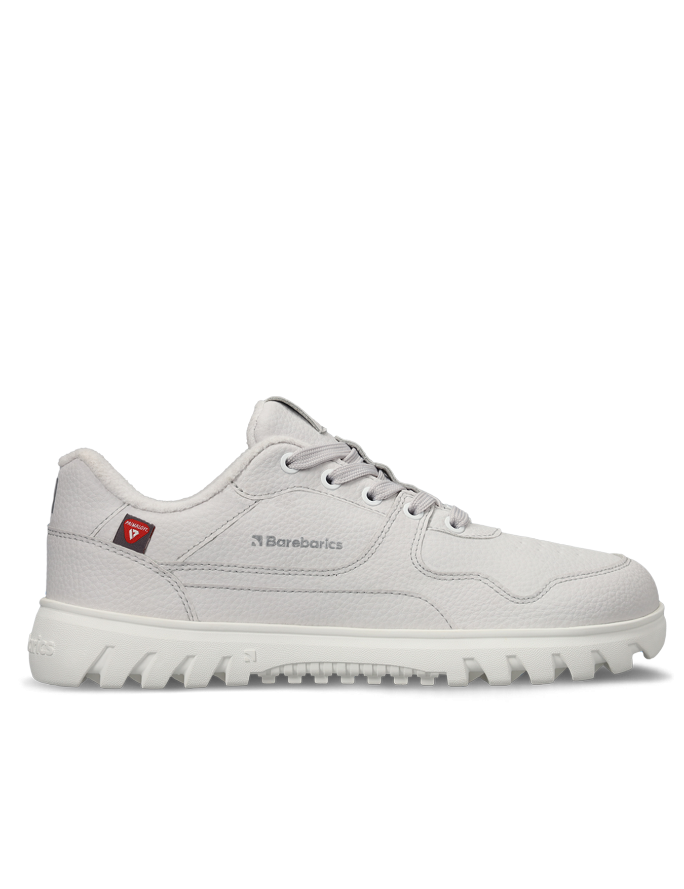Barefoot sneakers Zing Frost Light Grey & White - Ohana Barefoot