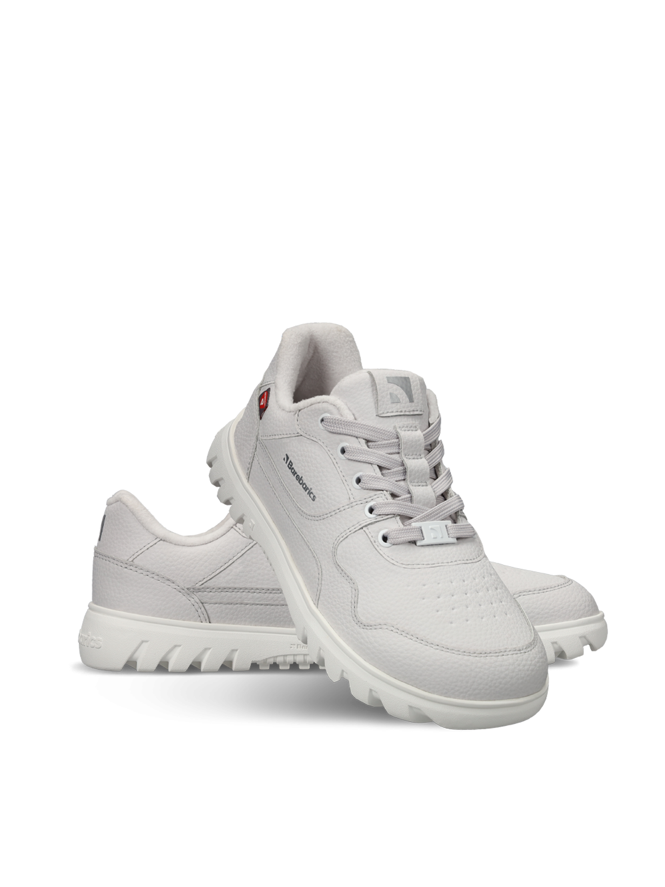 Barefoot sneakers Zing Frost Light Grey & White - Ohana Barefoot