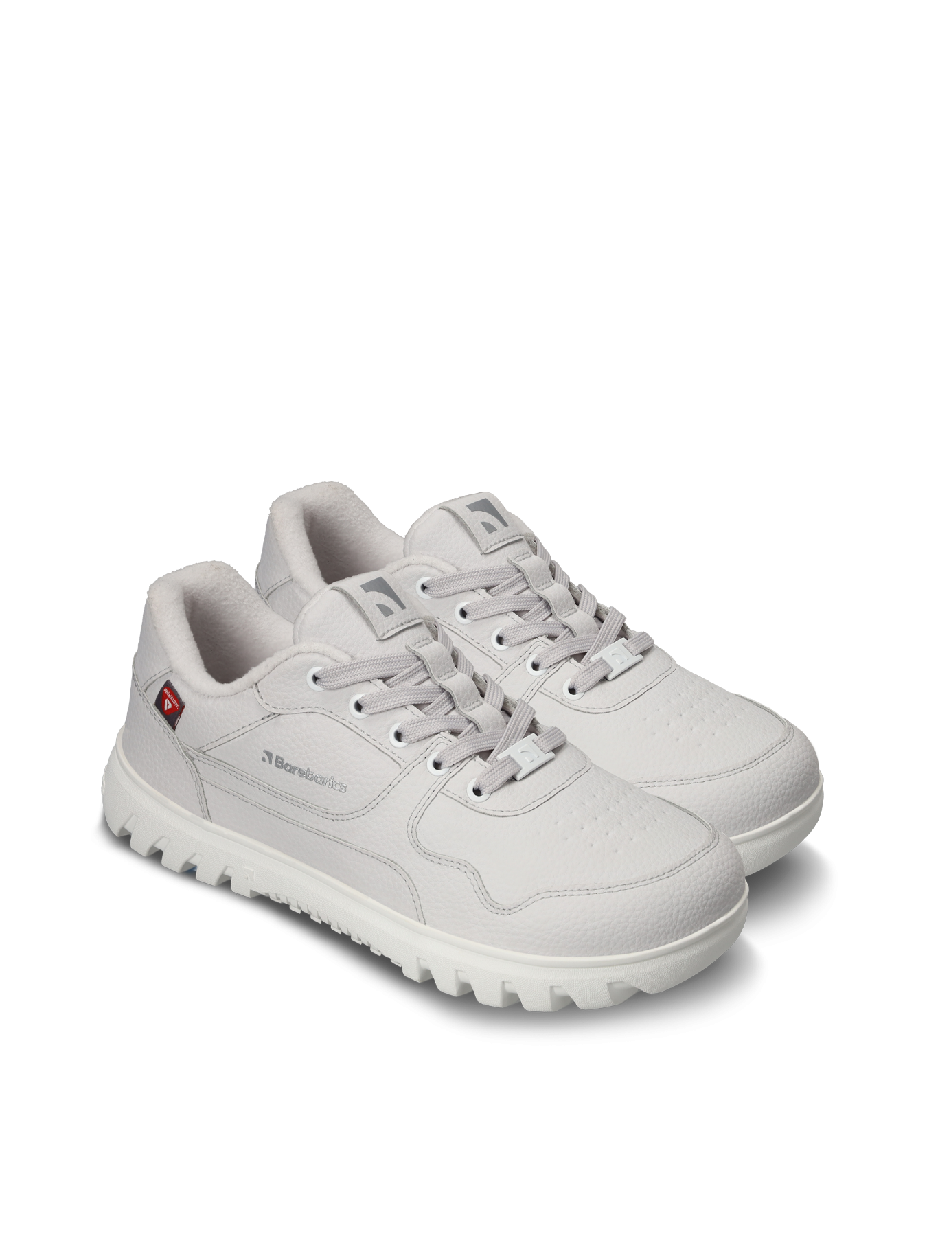 Barefoot sneakers Zing Frost Light Grey & White - Ohana Barefoot