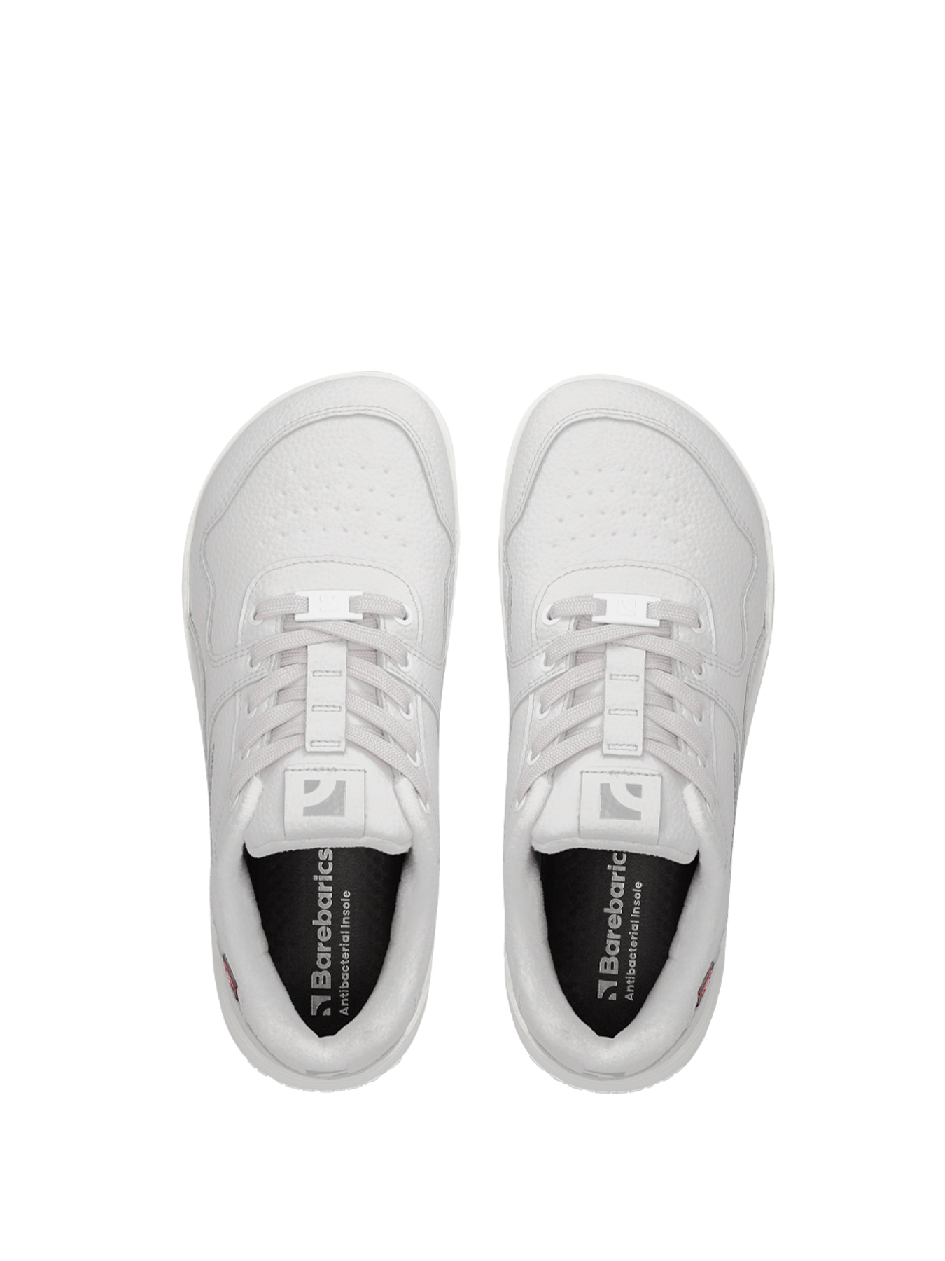 Barefoot sneakers Zing Frost Light Grey & White - Ohana Barefoot