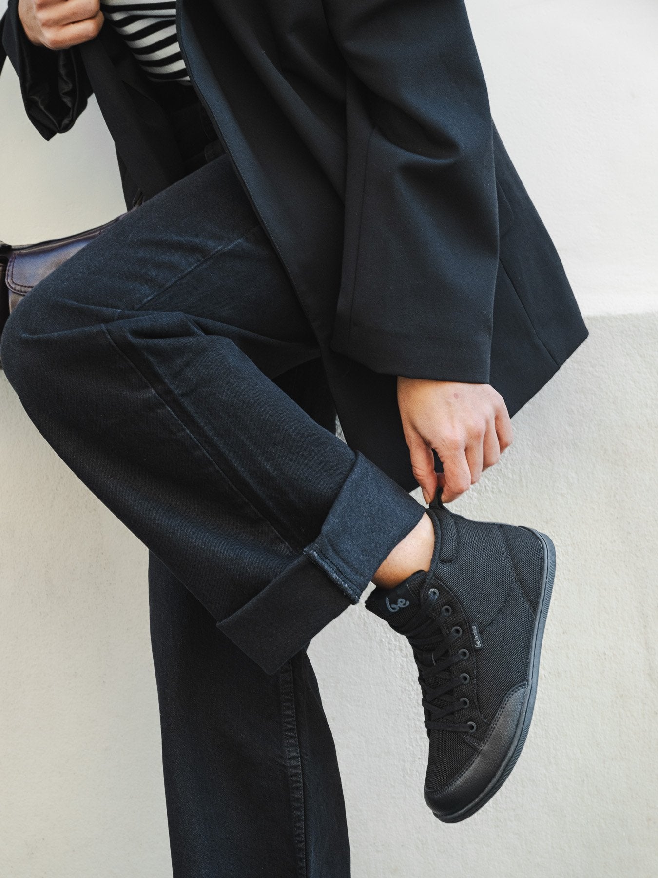 Bota barefoot Rebound Thermo All Black - Ohana Barefoot