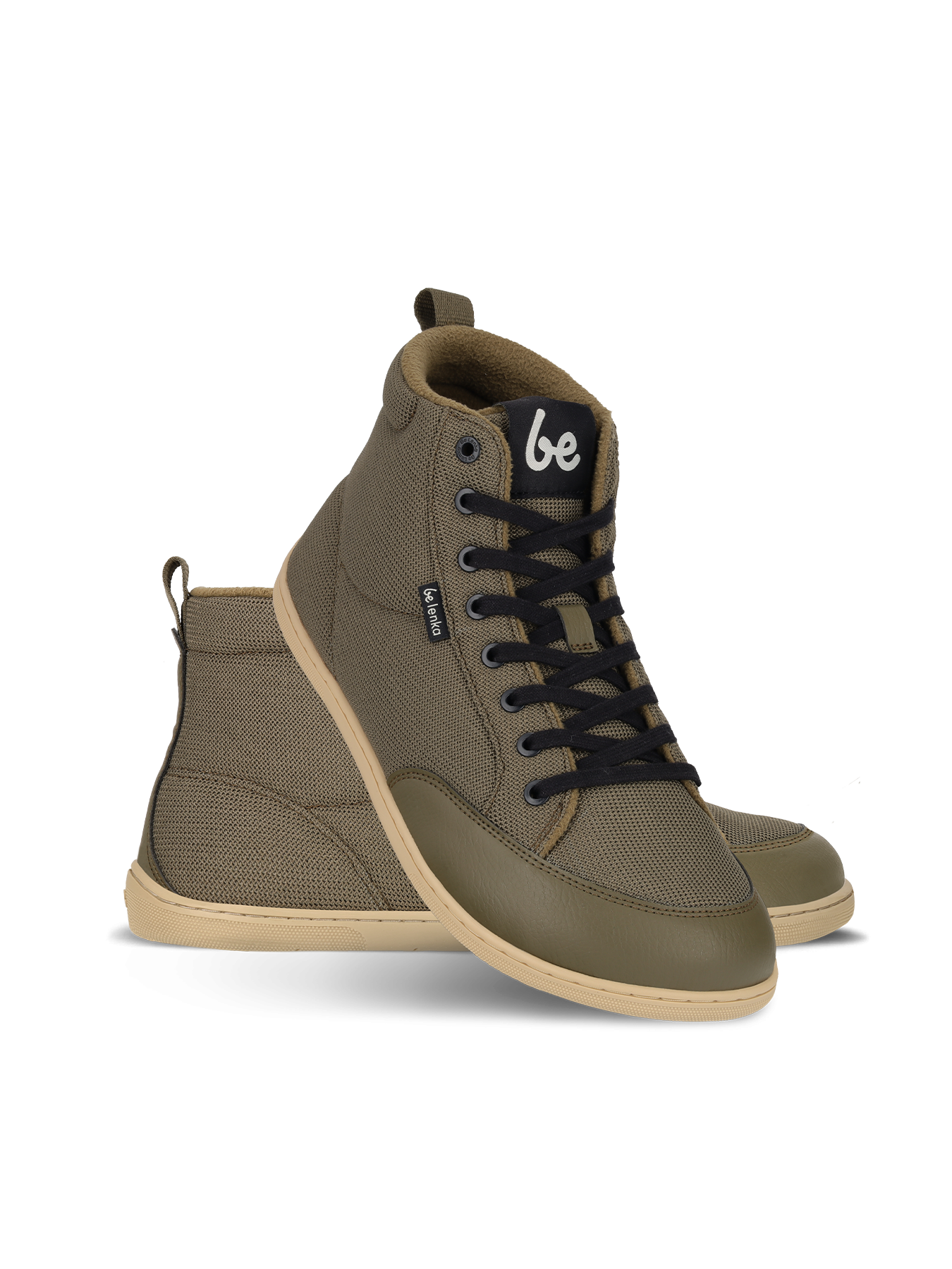 Bota barefoot Rebound Thermo Army Green - Ohana Barefoot