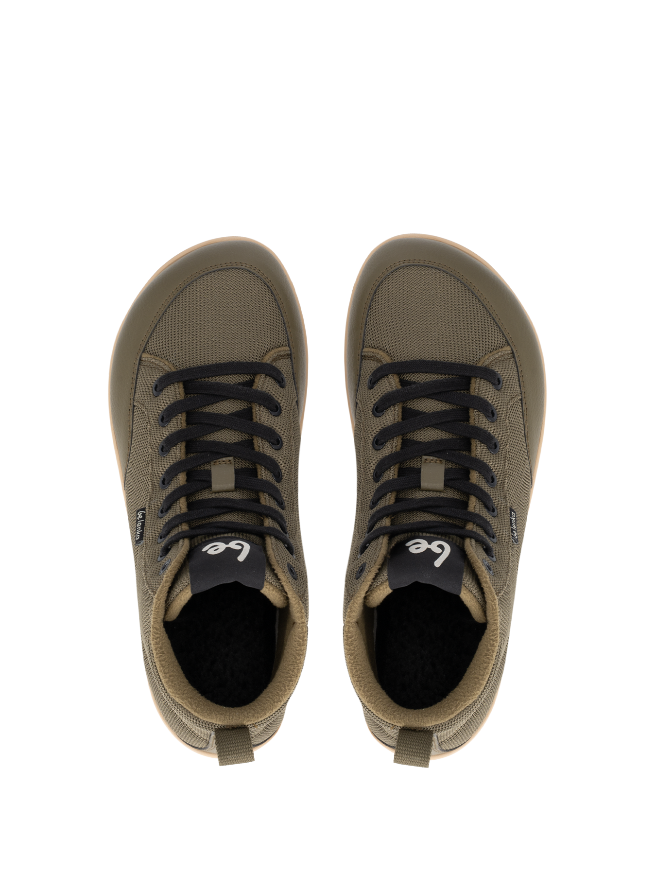 Bota barefoot Rebound Thermo Army Green - Ohana Barefoot
