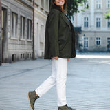 Bota barefoot Rebound Thermo Army Green - Ohana Barefoot