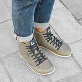 Bota barefoot Rebound Thermo Army Green - Ohana Barefoot