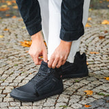 Bota barefoot impermeable ArcticEdge All Black - Ohana Barefoot