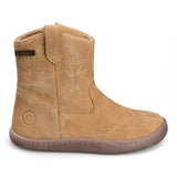 Bota campera barefoot infantil Camel con membrana TEX