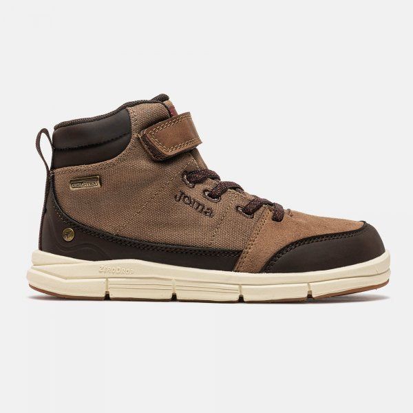 Bota respetuosa Atlas Junior barefoot 2624 con membrana Aislatex Marron - Ohana Barefoot