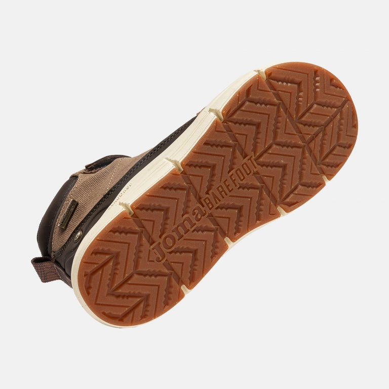 Bota respetuosa Atlas Junior barefoot 2624 con membrana Aislatex Marron - Ohana Barefoot