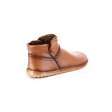 Botines Barefoot en piel con forro de lana color Cuero