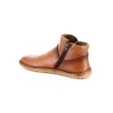 Botines Barefoot en piel con forro de lana color Cuero