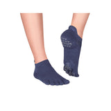 Calcetines de dedos modelo Yama indigo para yoga/pilates
