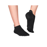 Calcetines de dedos modelo Yama para yoga/pilates en color negro