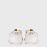 Deportiva respetuosa infantil Berlin White Mostaza en horma Wide