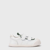 Deportiva respetuosa infantil Berlin White Verde en horma Wide