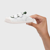 Deportiva respetuosa infantil Berlin White Verde en horma Wide