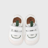 Deportiva respetuosa infantil Berlin White Verde en horma Wide