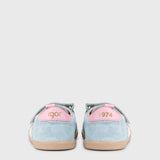 Deportiva respetuosa infantil Berlin Celeste en horma Wide