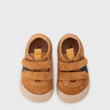 Deportiva respetuosa infantil Berlin Mostaza en horma Wide