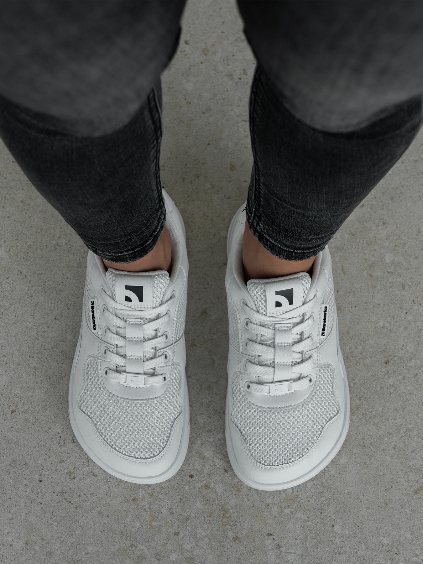 Zapatilla respetuosa Zing Fresh All White - Ohana Barefoot