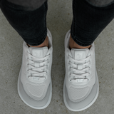 Zapatilla respetuosa Vaporo White & Light Grey - Ohana Barefoot