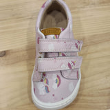 Zapatilla respetuosa infantil de piel estampado Unicornio