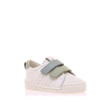 Zapatilla respetuosa primeros pasos Blanco /Celeste/ Aguamarina - Ohana Barefoot