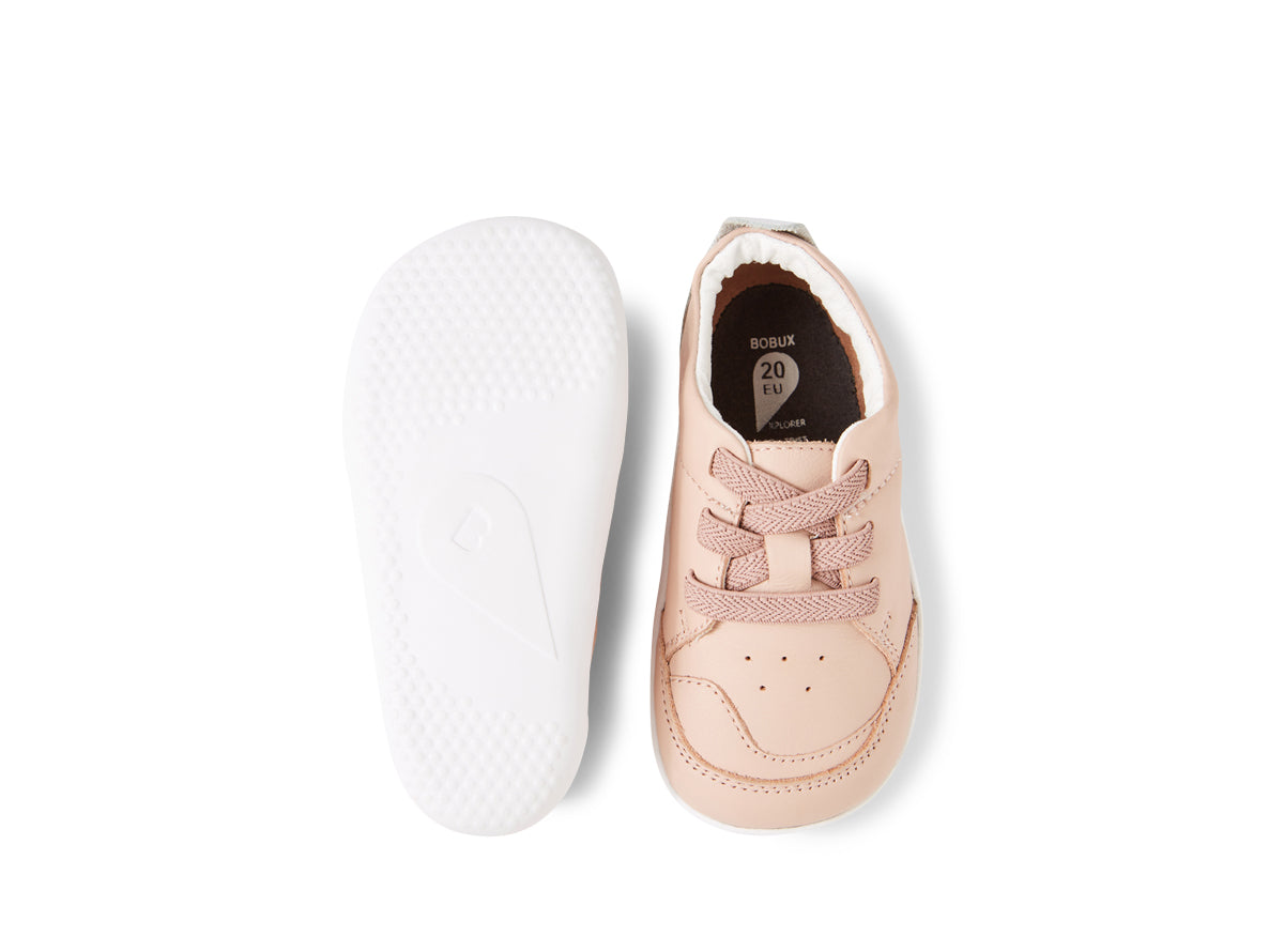 Zapato respetuoso para primeros pasos Bobux Xplorer Sport Rosa - Ohana Barefoot