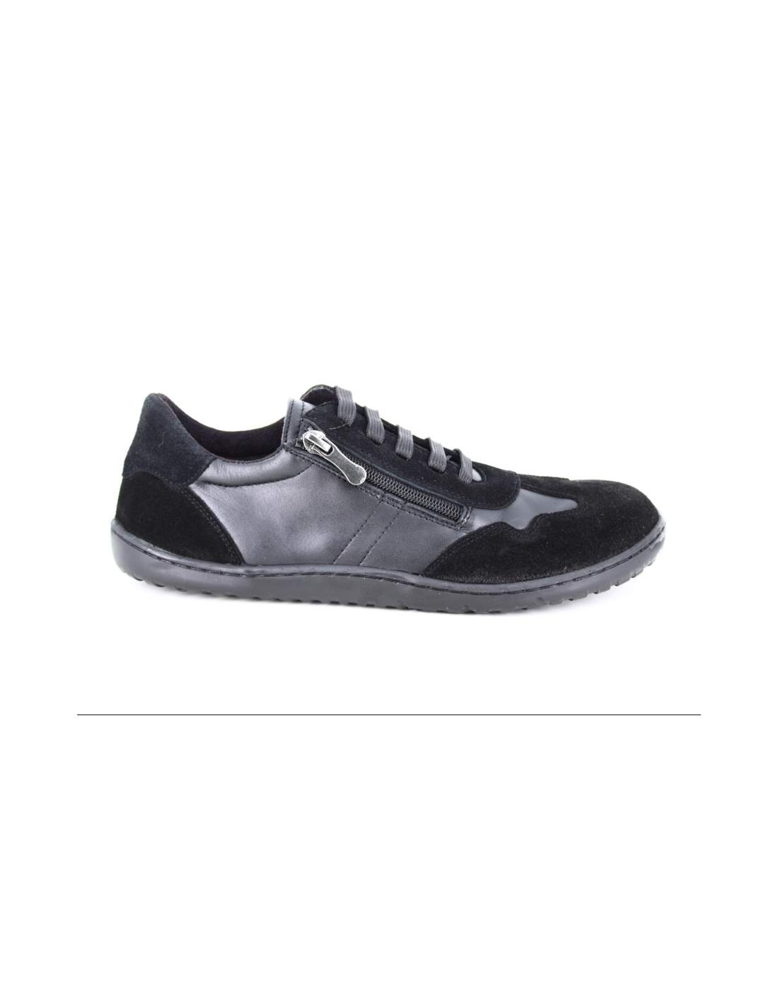 Zapatilla barefoot Savage Negro con cremallera - Ohana Barefoot