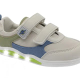 Deportiva respetuosa con luces Beige / Azul / Verde REF:2218681 - Ohana Barefoot