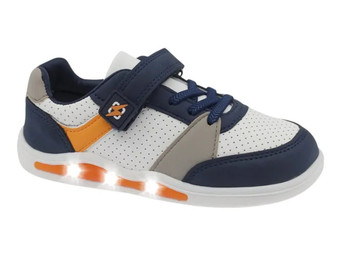 Deportiva respetuosa con luces Blanco/ Azul Marino REF:2218720 - Ohana Barefoot