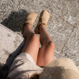 Sandalia respetuosa Zest Kids Beige - Ohana Barefoot