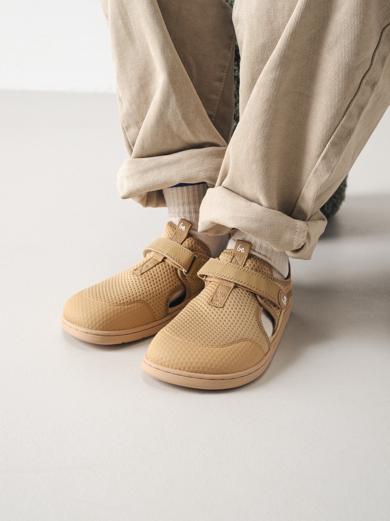 Sandalia respetuosa Zest Kids Beige - Ohana Barefoot