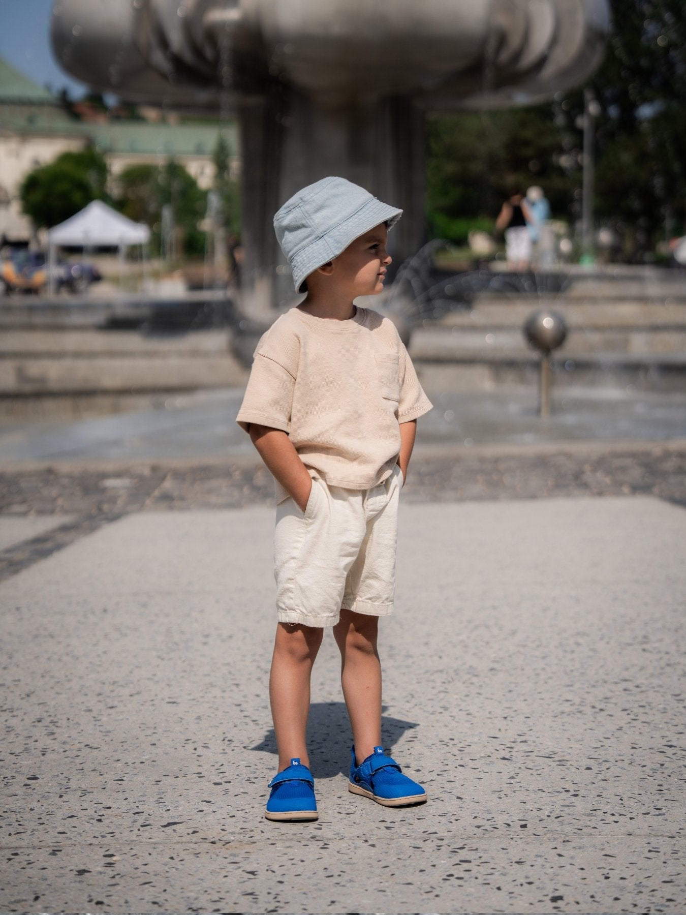 Sandalia respetuosa Zest Kids Blue - Ohana Barefoot