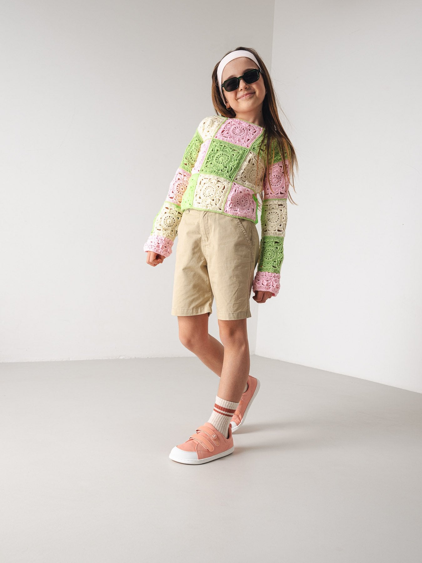 Lona respetuosa Canvi kids Coral Pink - Ohana Barefoot