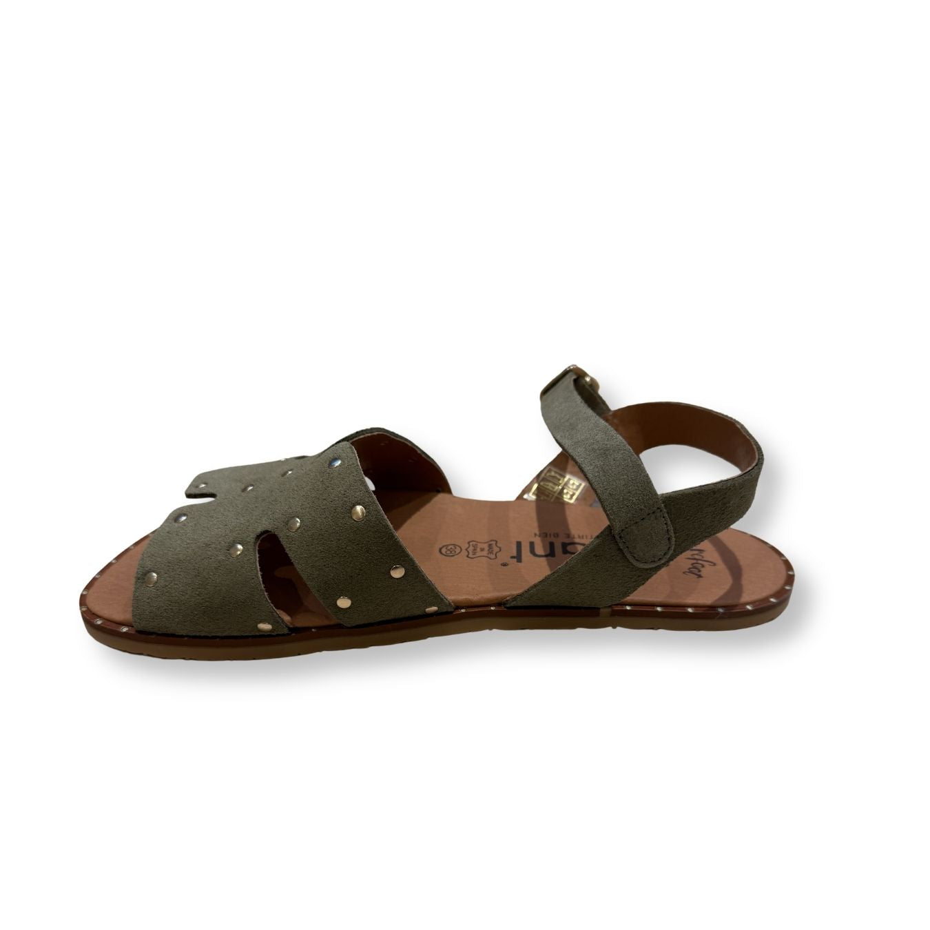 Sandalia barefoot Marea serraje Kaki - Ohana Barefoot