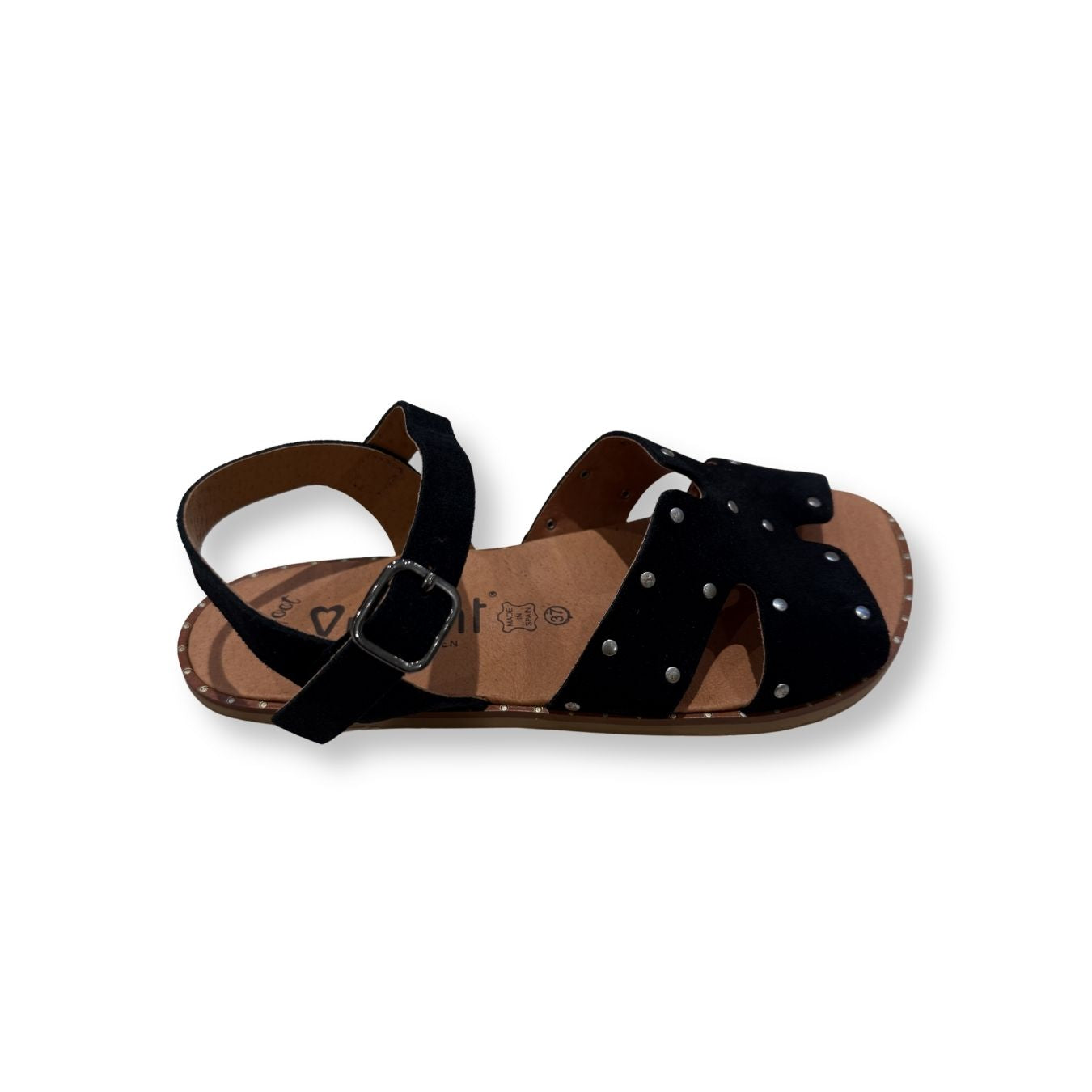 Sandalia barefoot Marea serraje Negro - Ohana Barefoot