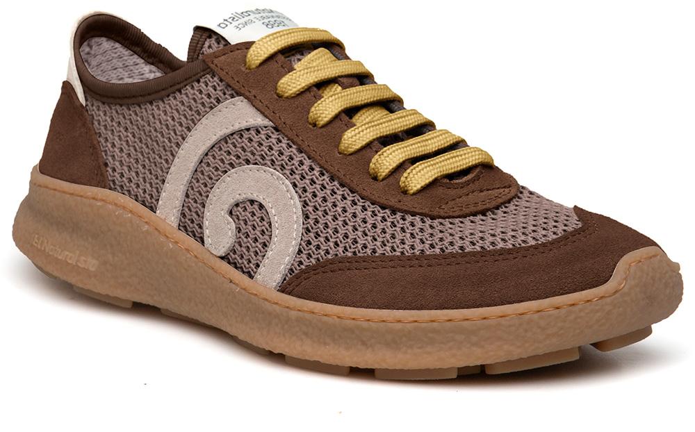 Zapatilla respetuosa multi material Chocolate Oroel - Ohana Barefoot