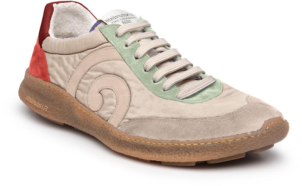 Zapatilla respetuosa multi material Cream Oroel - Ohana Barefoot