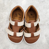 Sandalia respetuosa Duplo horma+ Cuero/Glaciar