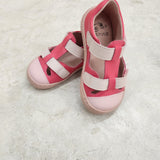 Sandalia respetuosa Duplo horma+ Fucsia/Baby