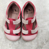 Sandalia respetuosa Duplo horma+ Fucsia/Baby