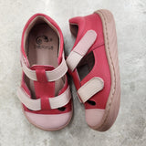 Sandalia respetuosa Duplo horma+ Fucsia/Baby