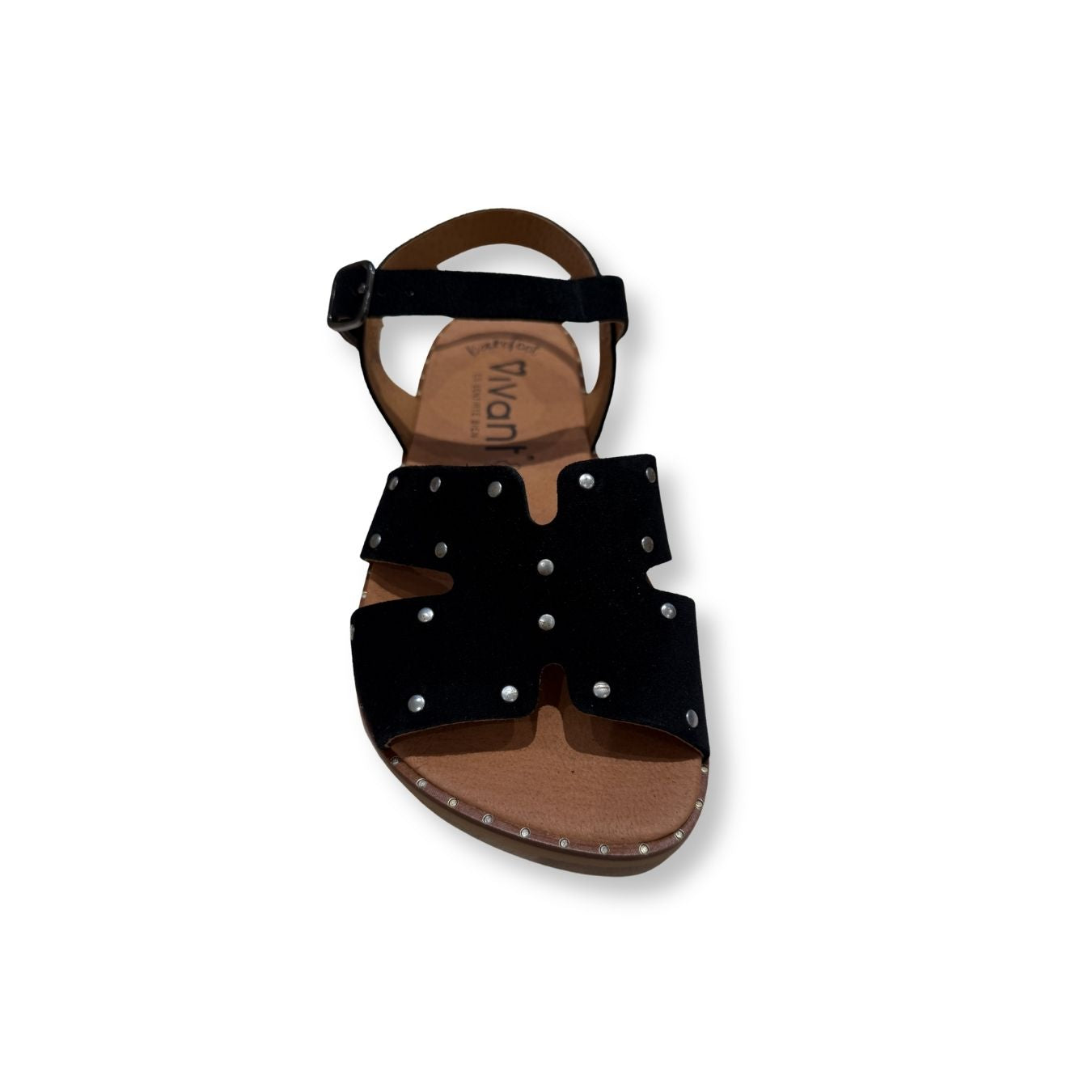 Sandalia barefoot Marea serraje Negro - Ohana Barefoot