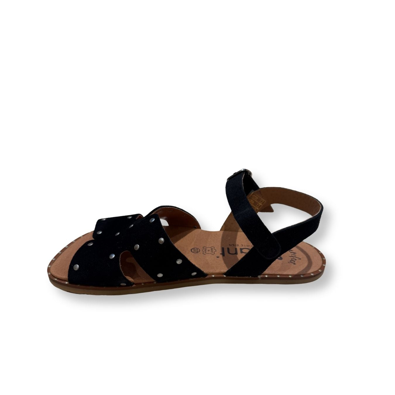 Sandalia barefoot Marea serraje Negro - Ohana Barefoot