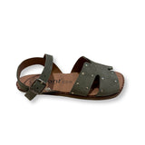 Sandalia barefoot Marea serraje Kaki - Ohana Barefoot