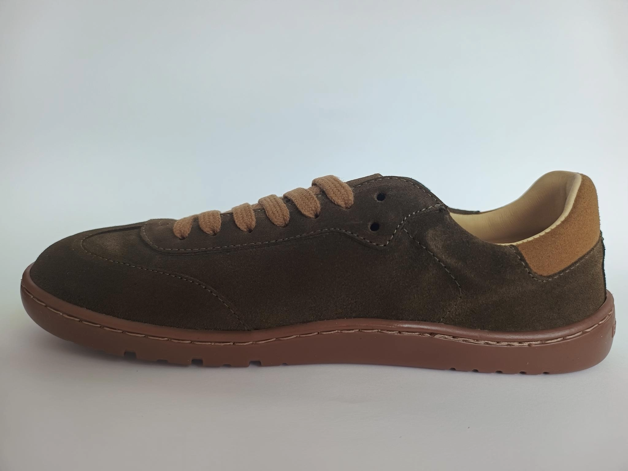 Zapatilla barefoot serraje 8998-S Kaki/Tierra - Ohana Barefoot
