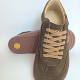 Zapatilla barefoot serraje 8998-S Kaki/Tierra - Ohana Barefoot