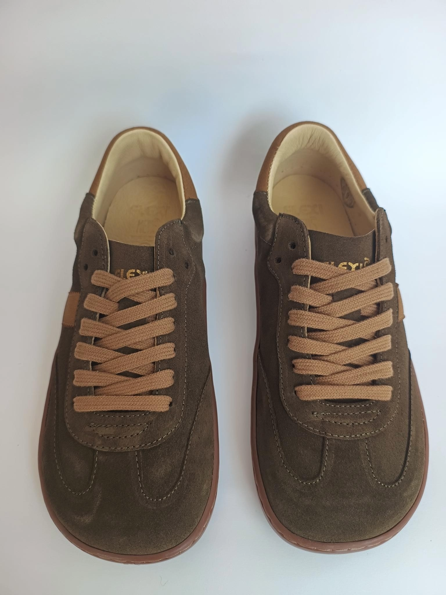 Zapatilla barefoot serraje 8998-S Kaki/Tierra - Ohana Barefoot