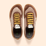 Zapatilla respetuosa multi material Chocolate Oroel - Ohana Barefoot